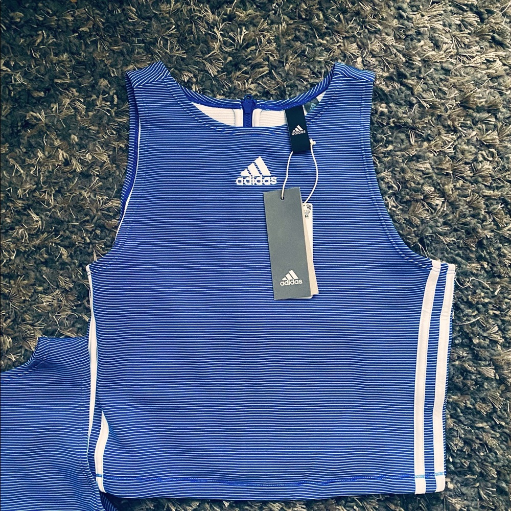 Adidas Tank Top w/Zipper closure